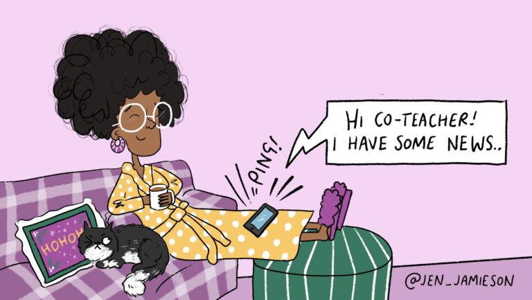 Help! My assistant teacher quit during winter break.