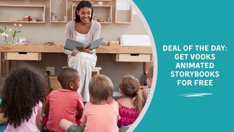 Today’s sale: Get a free copy of Vooks’ Animated Storybook