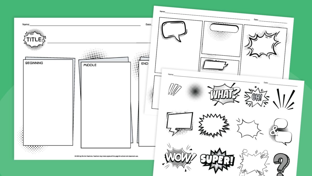 Free printable cartoon template bundle - Blog.nidoproject.com