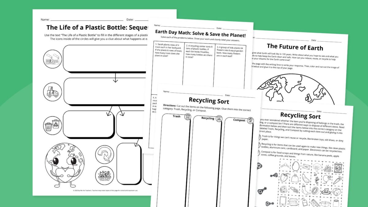 Free Printable Earth Day Worksheets - Blog.nidoproject.com
