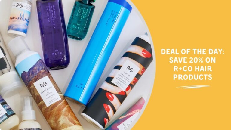 The day’s trade: Save 20% with R+CO hair products