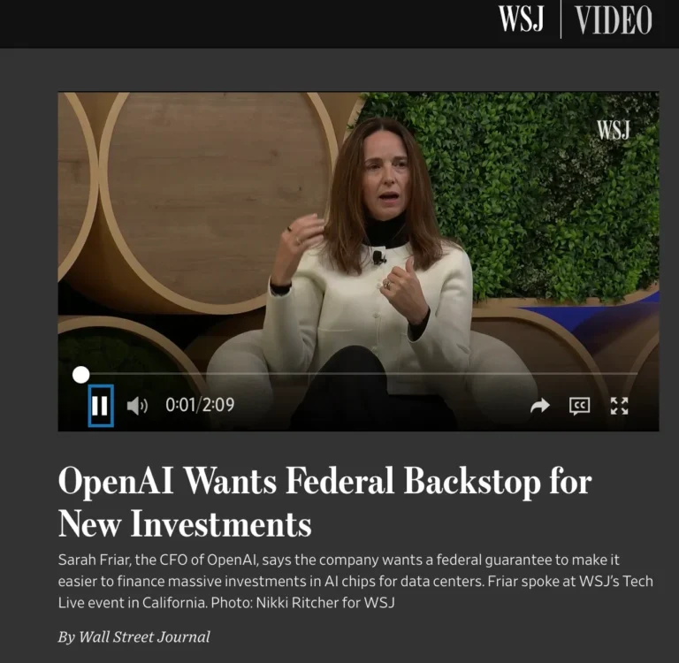 Call your legislators: OpenAI lays the groundwork for massive federal relief