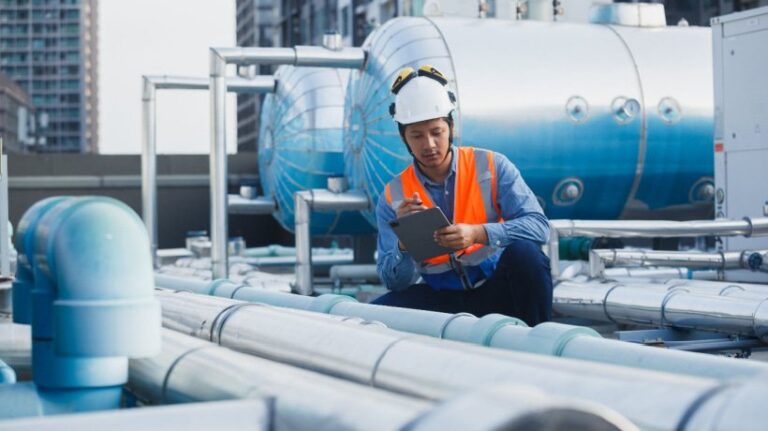 HVAC field training with digital inspection and e-learning