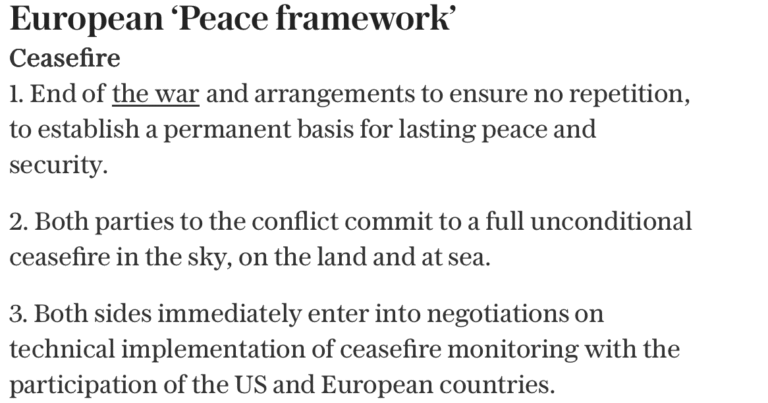 The Poison Pill in the US Peace Plan for Ukraine: Europe Written Into the Outline