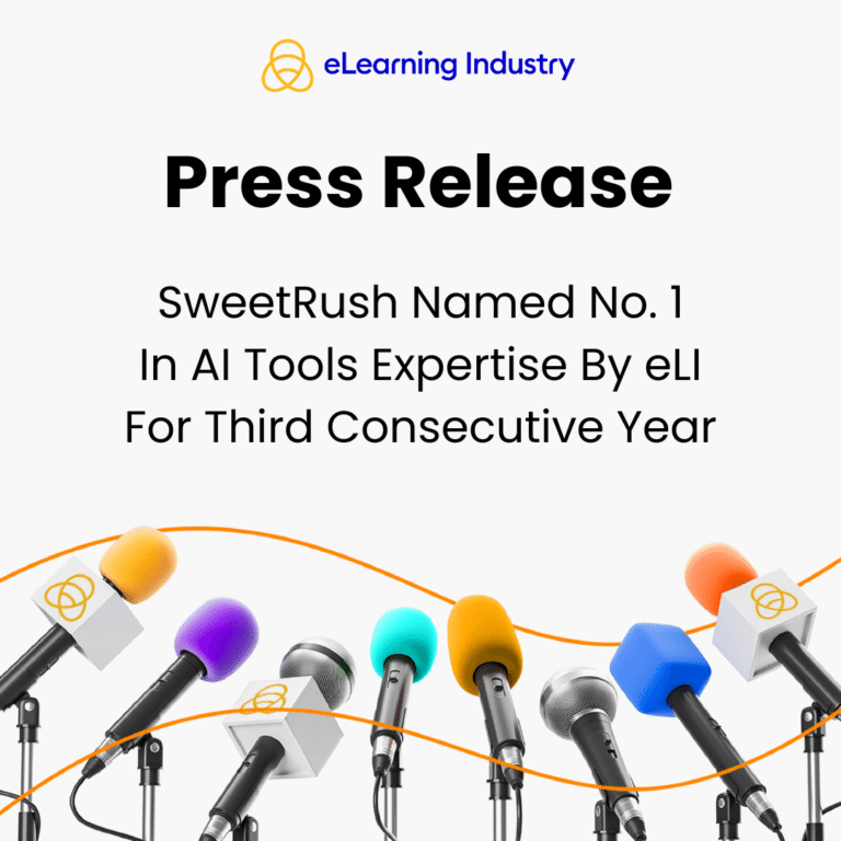 SweetRush once again named #1 for AI Tools Expertise by eLI