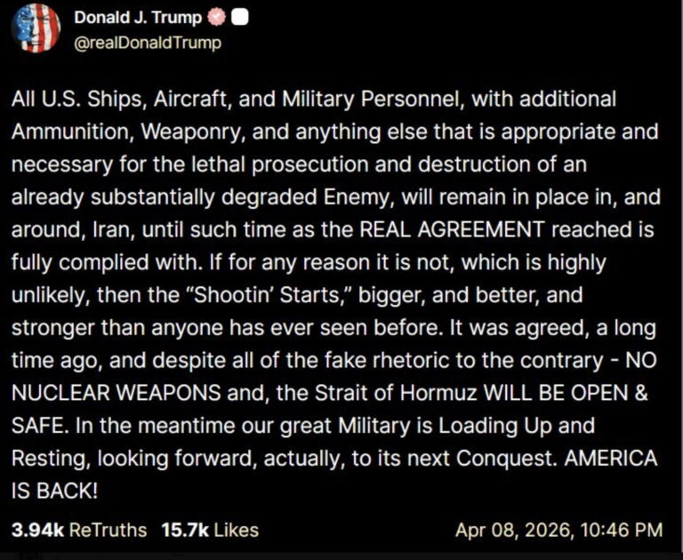 Iran War: US Pokes Iran in the Eye with Immediate Bad Faith Dealing Over Ceasefire; Strait of Hormuz Again Closed; US Insists Talks in Pakistan On but Iran Demands Halt in Lebanon Attacks