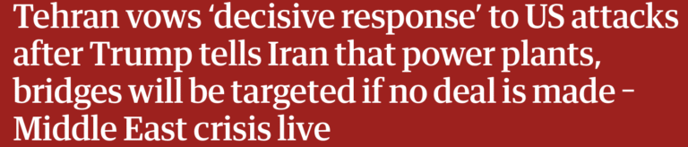 Iran War: Trump TACOs on Strait of Hormuz Fee as Blockade Starts but Again Threatens to Attack Iran Energy and Critical Infrastructure as Iran Warns of Closure of Bab el-Mandeb, Destruction of Gulf State Energy Production