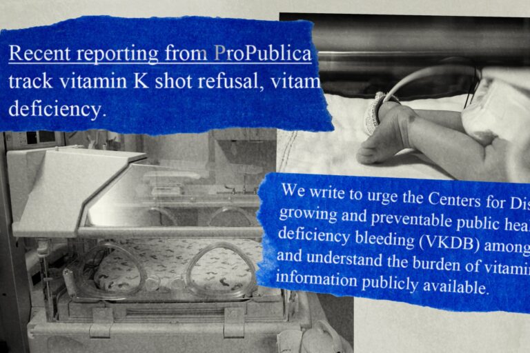 Lawmakers ask CDC to track vitamin K injection refusals, citing ProPublica report — ProPublica